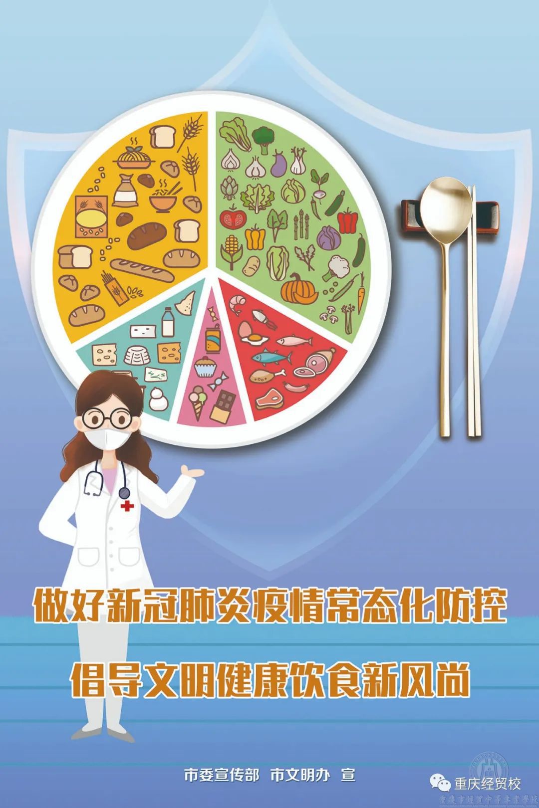 做好新冠肺炎疫情常态化防控 倡导文明健康饮食新风尚